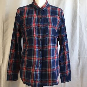Medium Old Navy Plaid Flannel long sleeve shirt
